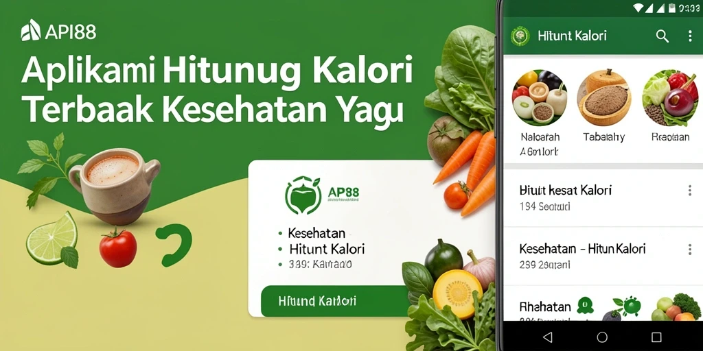 Tampilan antarmuka aplikasi API88 untuk menghitung kalori dengan mudah.